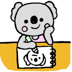 [LINEスタンプ] コアラのここ 