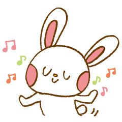 [LINEスタンプ] うさぎのくるりら。 