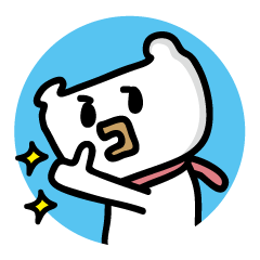 [LINEスタンプ] しろいくまくん。 
