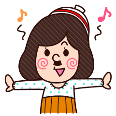 [LINEスタンプ] ラ〜メンちょびヒゲgirl 