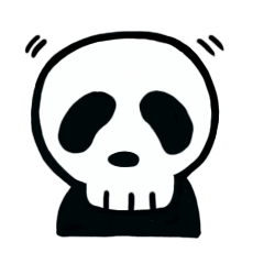 [LINEスタンプ] ドクロ 髑髏 