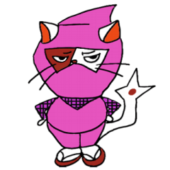[LINEスタンプ] 忍者おにゃん 