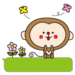 [LINEスタンプ] ★おさるのスタンプ その2★ 