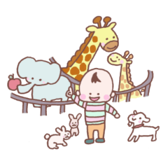 [LINEスタンプ] 1歳児の日常 