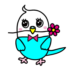 [LINEスタンプ] インコのピーター＆ナナ 