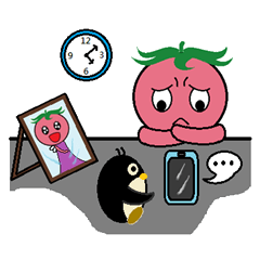 [LINEスタンプ] Fan Fan(Lovely tomato) 