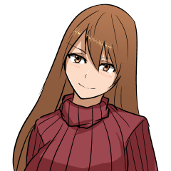 [LINEスタンプ] セーター娘 
