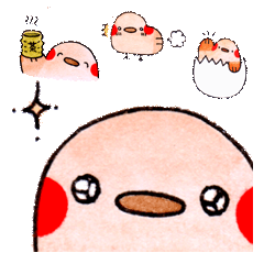 [LINEスタンプ] つぶつぶ つぶりん♪ 