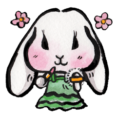 [LINEスタンプ] 垂れ耳うさぎ京兎しふぉん2 