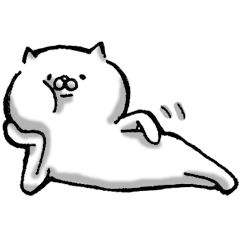 [LINEスタンプ] 続・白いアイツ 