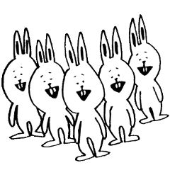 [LINEスタンプ] うさぎのうーたろう 