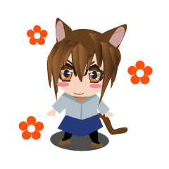 [LINEスタンプ] 猫娘 