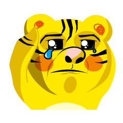 [LINEスタンプ] tiger cub 