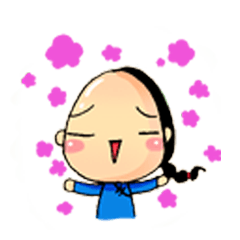 [LINEスタンプ] A cute Chinese fetchpriority=high