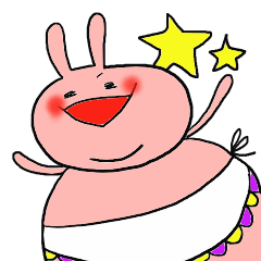 [LINEスタンプ] うさぎ母さん 