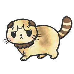 [LINEスタンプ] スコティッシュ猫つっこ 