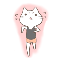 [LINEスタンプ] 陸上ねこ 
