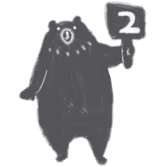 [LINEスタンプ] 鉛筆だらくま2 