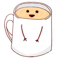 [LINEスタンプ] コップちゃん 