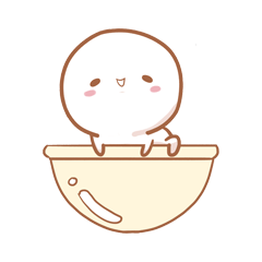 [LINEスタンプ] パン生地くん 