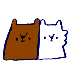 [LINEスタンプ] クマとクマパカ 