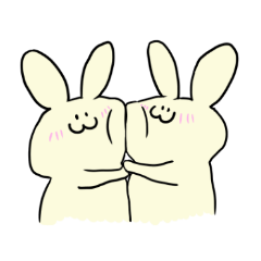 [LINEスタンプ] うさささ 