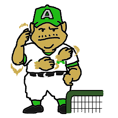 [LINEスタンプ] 名門・A高校野球部のサインプレー 