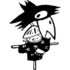 [LINEスタンプ] 仲良しからすとかかし 