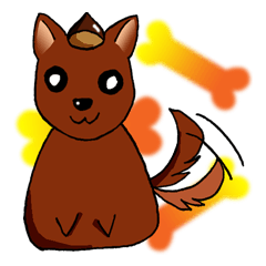 [LINEスタンプ] かまってワンコ ～マロン・ド・マロン～ 