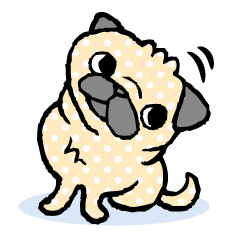 [LINEスタンプ] パグズライフbyパグ飼い 