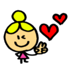 [LINEスタンプ] おだんごガールよぴこ 