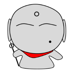[LINEスタンプ] ほくろ地蔵 