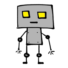 [LINEスタンプ] ロボな日々 