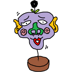 [LINEスタンプ] 突然現れた物体 