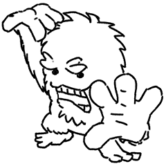 [LINEスタンプ] まっしろイエティ 