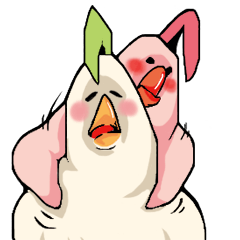 [LINEスタンプ] なんか病弱な鳥スタンプ 