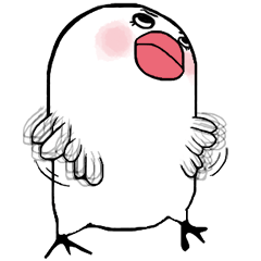 [LINEスタンプ] まゆ毛鳥のゆるふわスタンプ 