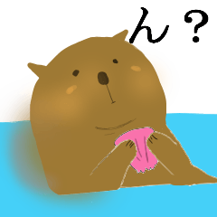 [LINEスタンプ] へたれラッコ氏のゆるい日常 