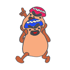 [LINEスタンプ] コッピーとキノジ 