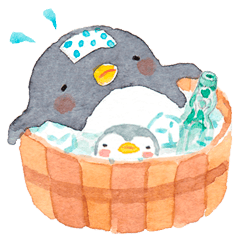 [LINEスタンプ] ぺんきち＆ぺんまるのペンギンスタンプ 