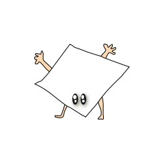 [LINEスタンプ] はんかちくん 