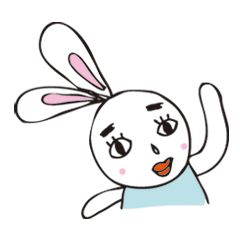 [LINEスタンプ] 兎野月子でございます。 