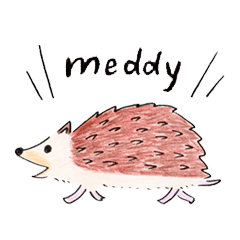 [LINEスタンプ] ハリネズミのメディック 