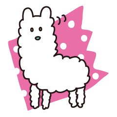 [LINEスタンプ] アルパカと一緒に 