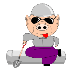 [LINEスタンプ] 地球整備士ドカブー 