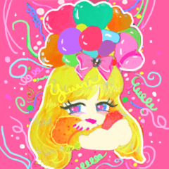 [LINEスタンプ] ラヴリーガールズトーク 
