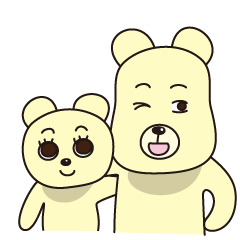 [LINEスタンプ] ぶーびーベア＆ちびベア 