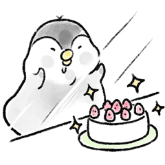 [LINEスタンプ] ぽちゃペン- ぽちゃぽちゃしたペンギン 