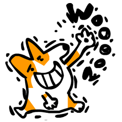 [LINEスタンプ] コーギーズヘッド 