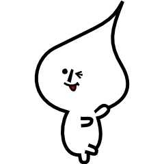 [LINEスタンプ] 水滴のしずく君